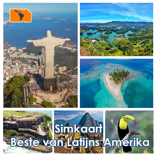 Data Simkaart Beste van Latijns Amerika - 1GB