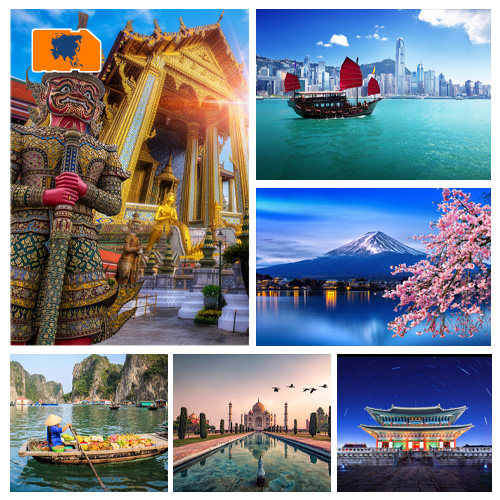 [WW_901O_STACK_ONEOFF_BESTASIA3_3GB_30D] Data SIM Card Best of Asia 3GB (30 days)