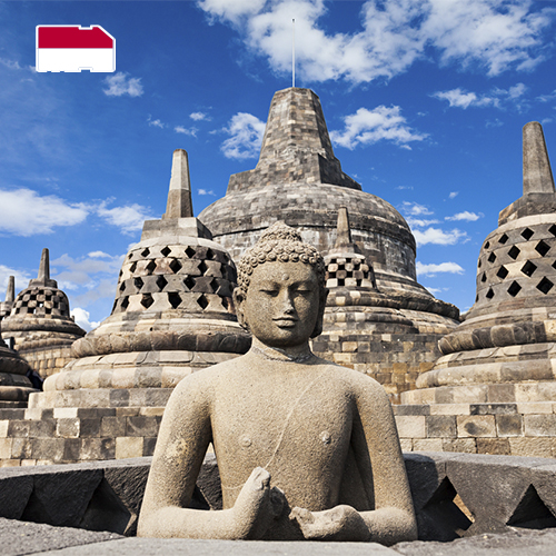 [SIM_8988_INDONESIA_10GB_30D] Data Simkaart Indonesië - 10GB