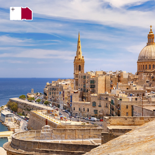 [SIM_8988_MALTA_10GB_30D] Data Simkaart Malta - 10GB
