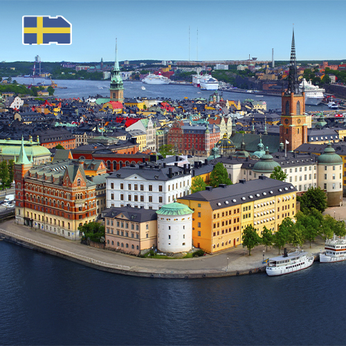 [WW_901O_STACK_ONEOFF_SWEDEN_10GB_30D] Data SIM Card Sweden 10GB (30 days)